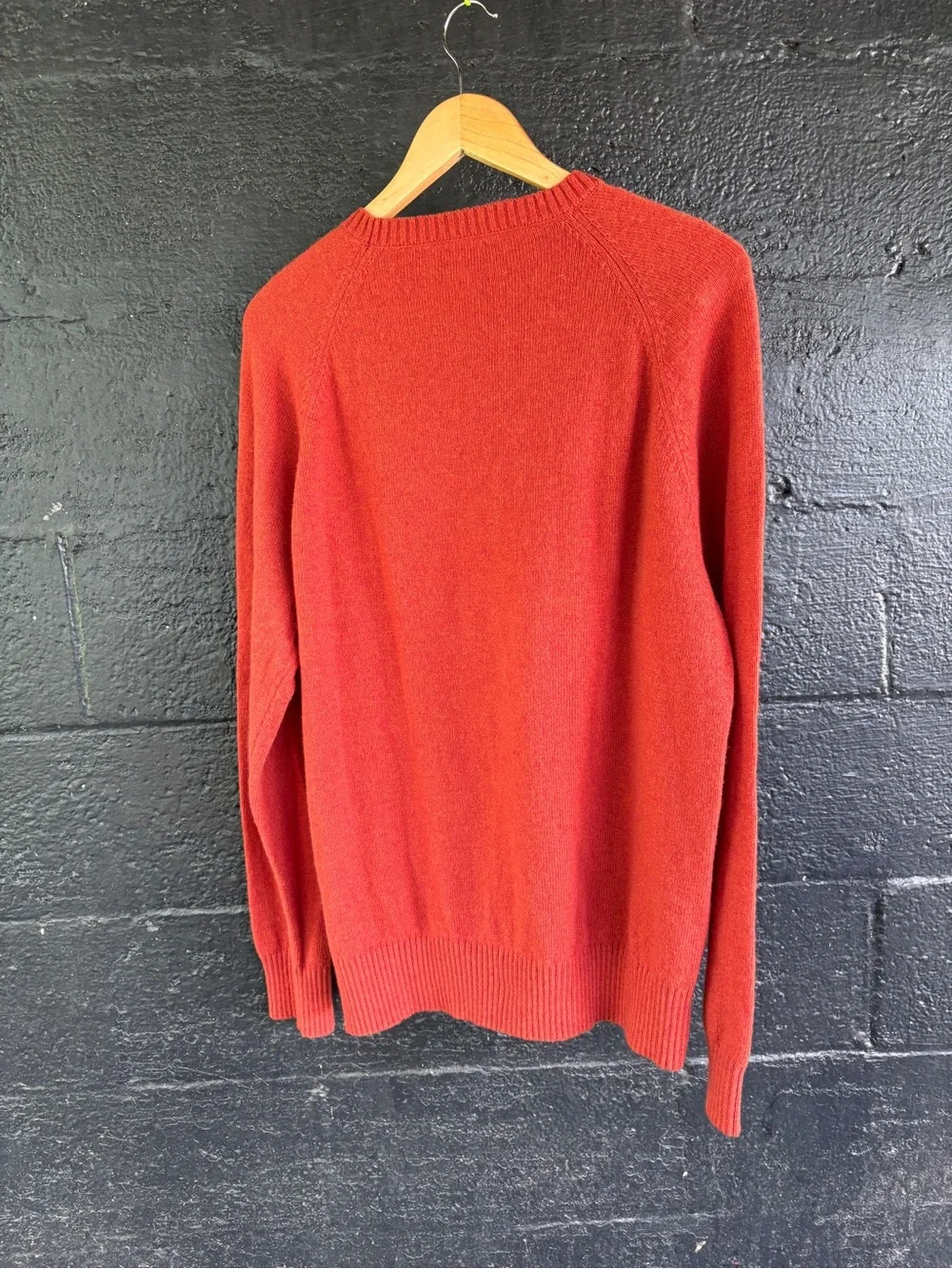 J. Crew Men's Crewneck Sweater in Rust Orange